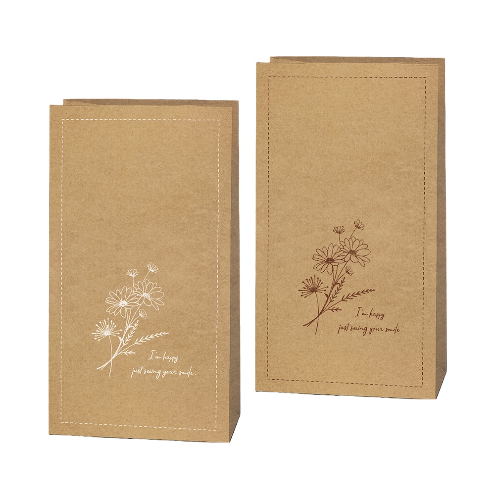 角底袋 フラワー