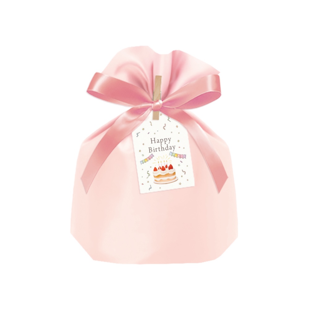 シルキーギフトバッグ ピンク 180