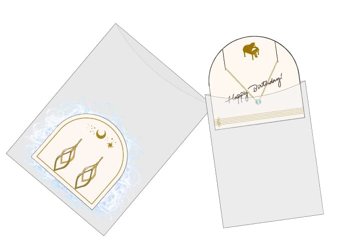 アクセサリーの梱包 OPPに入れる