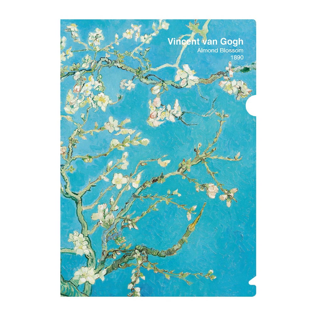 クリアホルダー A4 花咲くアーモンドの木の枝